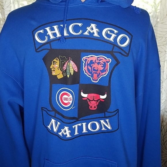 365 Grind Other - Chicago Nation Hoodie cubs bears Blackhawks 2XL CG